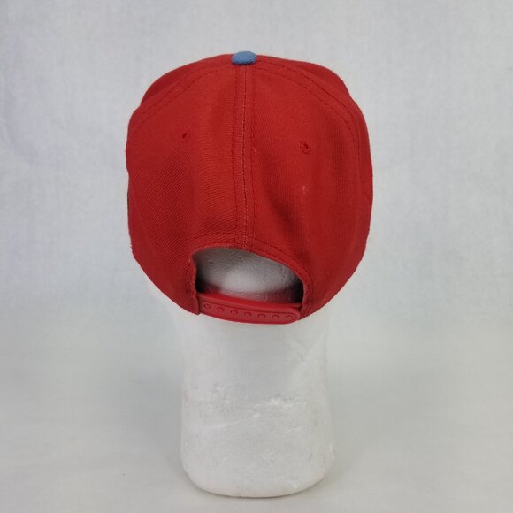 Steven Universe Lion Stuffie Cap Hat Red Snapback Flat Blue Bill Cartoon Network - Picture 6 of 16